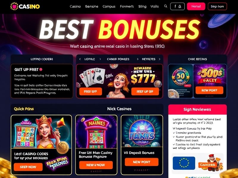 Find expert-reviewed insights on the best bonuses for online casinos in 2023, including welcome offers, free spins, cashback deals, and loyalty programs. Updated weekly with accurate promotions.